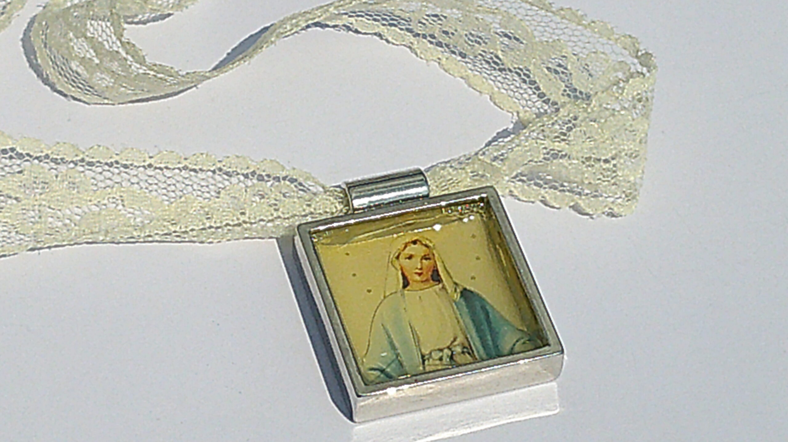 Mother Mary Lace Necklace - Image 2