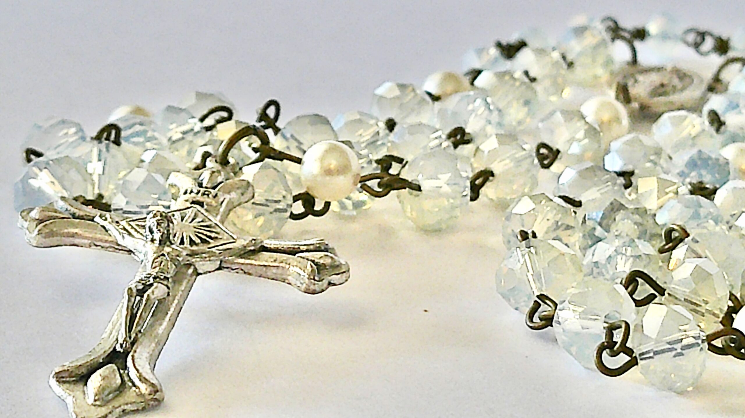 Italian Miraculous Mary Antique Bronze Rosary - Image 3